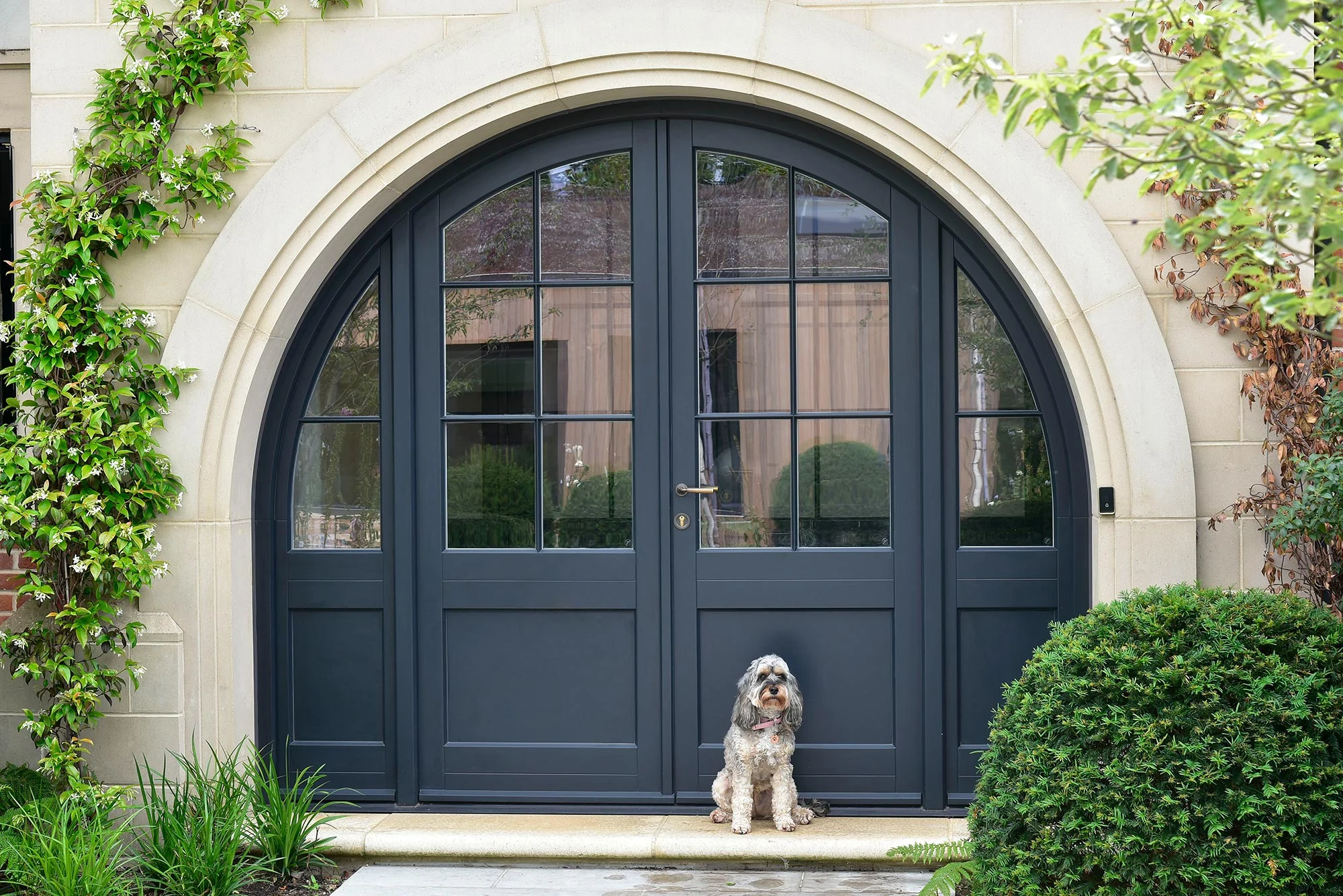 Bespoke Arched Double Entrance Door