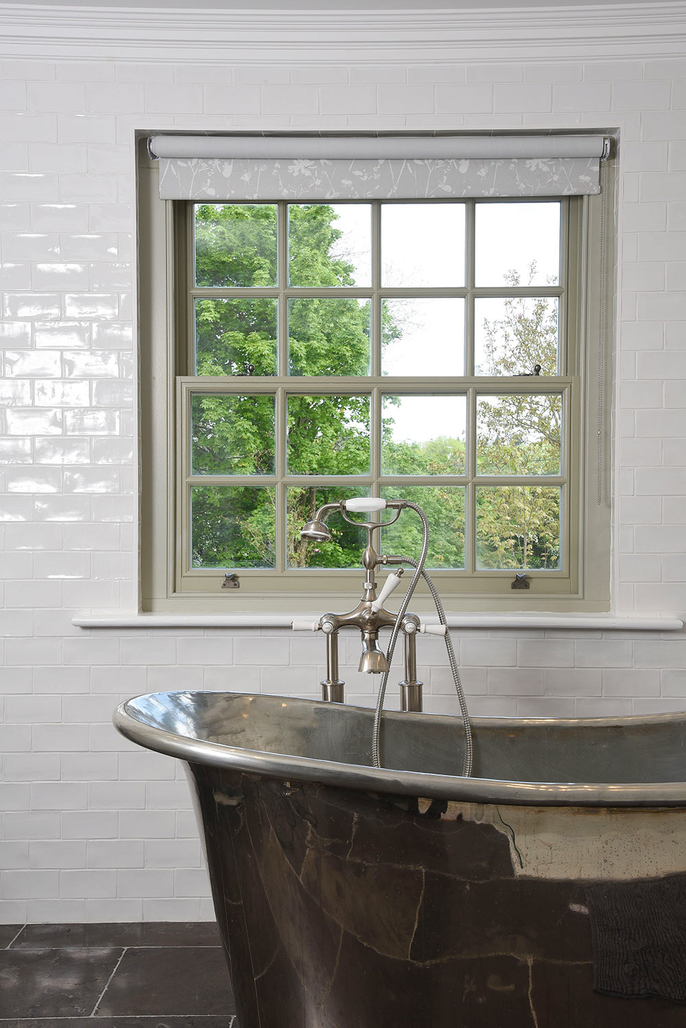 New Timber Sash Window In A Beautiful Bathroom
