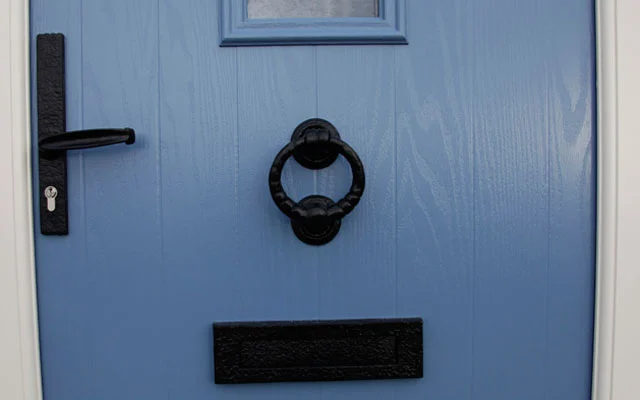 Cottage Door Close Up Coloured