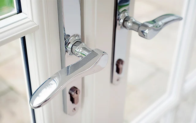 French Door Cast Wrought Iron Handles