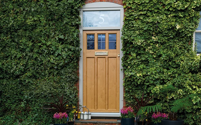 Front Door Wood Effect