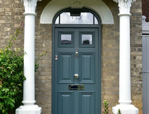 Timber Doors – Chalfont Style Door with Arched Toplight