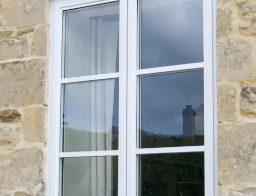 Aluco – Country House White Steel-Look Window