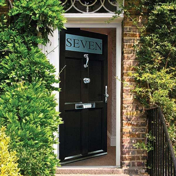 Traditional Cottage Black Door