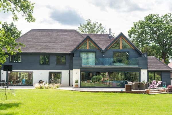 Clarity Window Oak Beams External