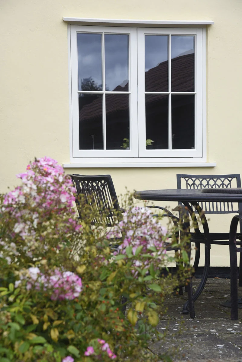 Cottage Casement Windows Finished In Cream