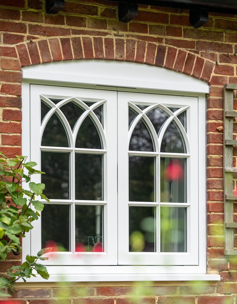 Flush Casement Windows With Gothic Style Glazing Bars