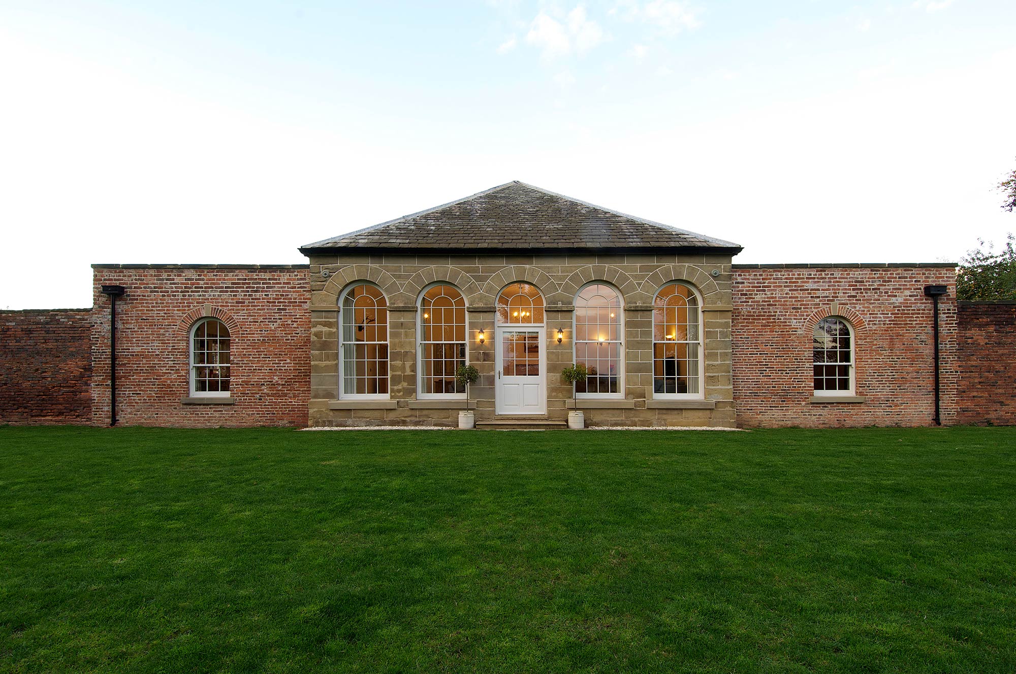 Large Arched Timber Sash Windows