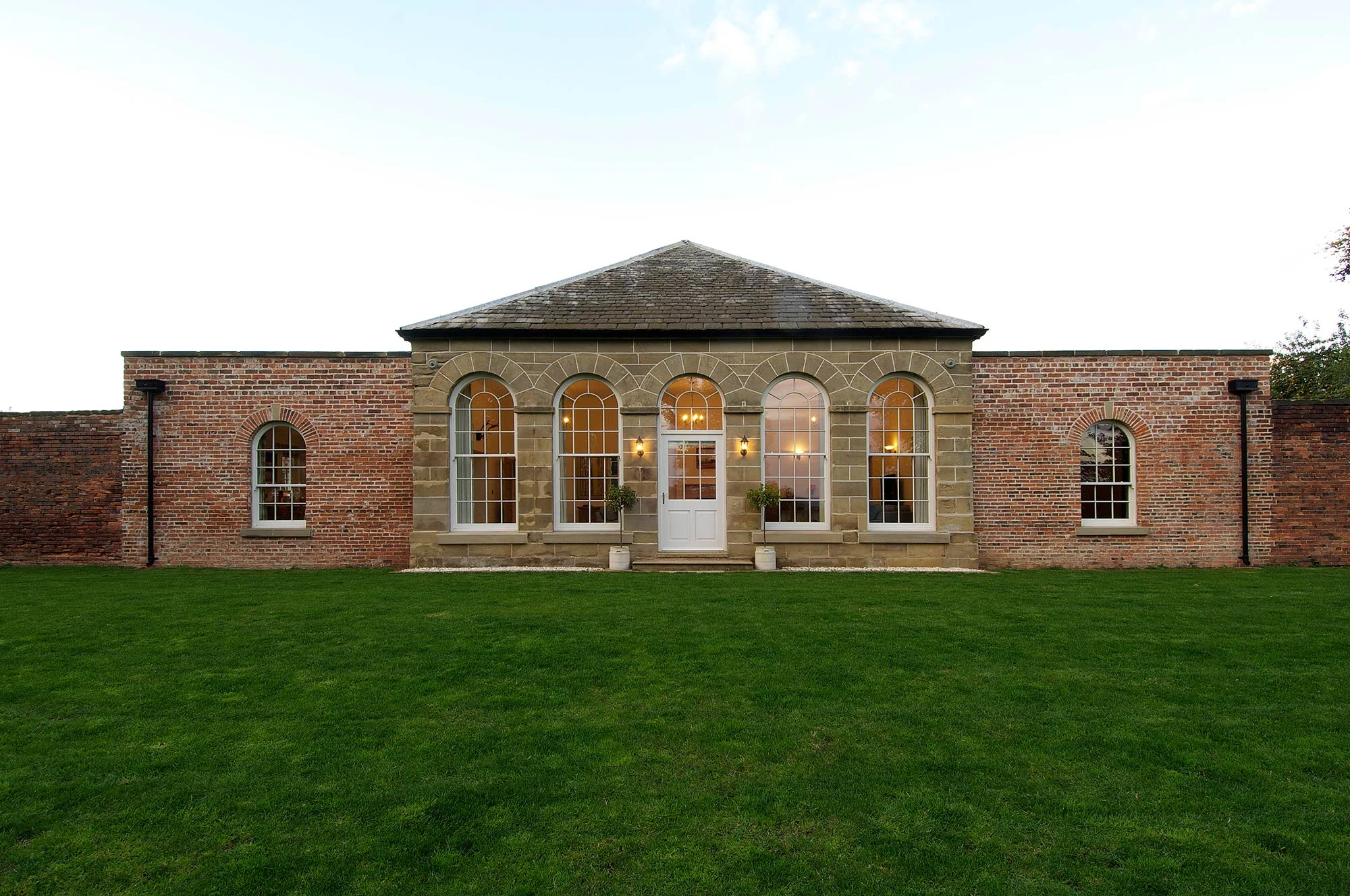 Large Arched Timber Sash Windows