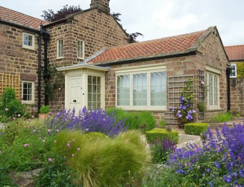 Timber Windows – New Gothic Timber casement Windows in Farrow & Ball colour match