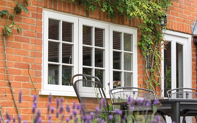 White Storm Window