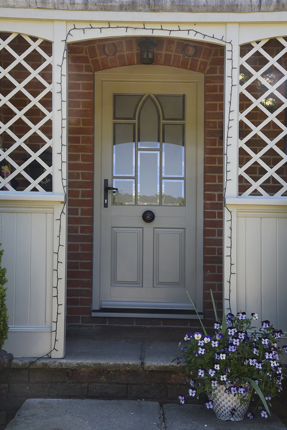 Timber-Moorbank-conservation-entrance-door-finished-in-a-colour-complementary-to-Farrow-Ball-‘Lamp-Room-Gray